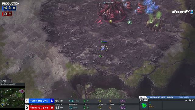 Hurricane vs RagnaroK PvZ - Round 16 Group A Match 5 - 2019 GSL Season 2 смотреть онлайн