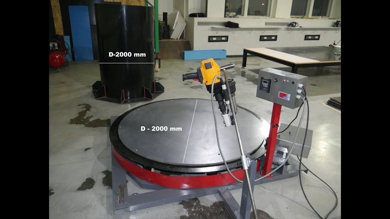 Сварочный стол для приварки пластиковых флянцев. Производство ООО"ИТЦ" ЭкструдерМаш смотреть онлайн