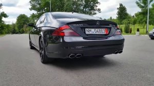 Mercedes CLS 55 выхлоп