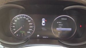 Kia Quoris цифроавя панель приборов