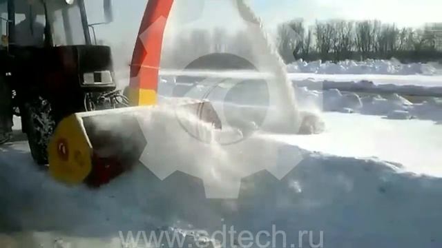 Снегоуборщик "Буран". Спецдортехника. Саратов