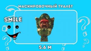 РАЗМЕРЫ ВСЕХ СКИБИДИ ТУАЛЕТОВ (Skibidi Toilet size | Размеры Скибиди Монстров)