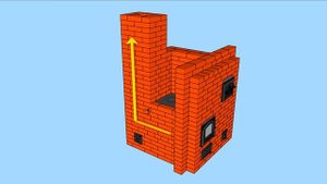 Отопительно варочная печь "Универсал" из кирпича, на дровах, для дома, дачи и бани своими руками