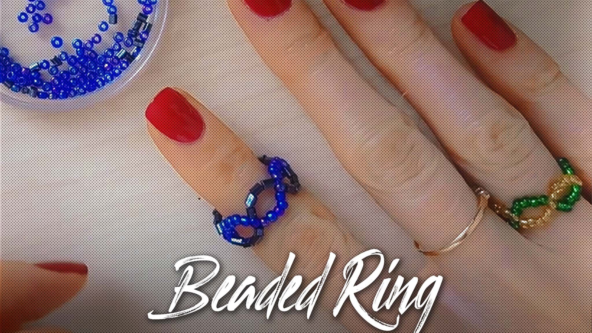 DIY Как сделать кольцо из бисера  | Со схемой плетения | beaded ring