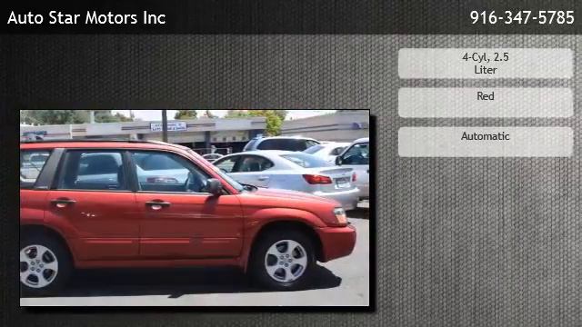 2003 Subaru Forester XS Sport Utility 4D  - Rancho Cordova
