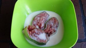 Стейки горбуши в молоке