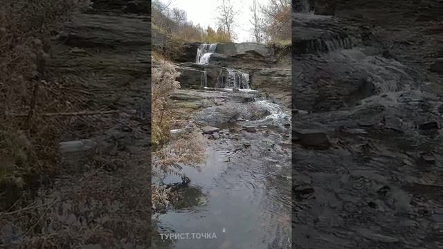 Красивый водопад в Новошахтинске, Ростовская область