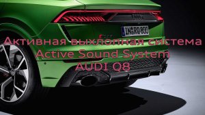 Audi Q8 - Активная выхлопная система - Active Sound System