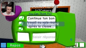 DEVENIR BALDI PENDANT UN JOUR DANS ROBLOX !