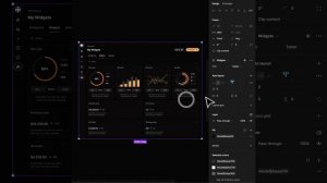 Responsive Widgets Dashboard in Figma