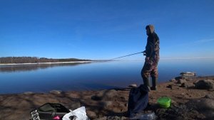 рыбалка на Чёрной речке. 07.04.23.