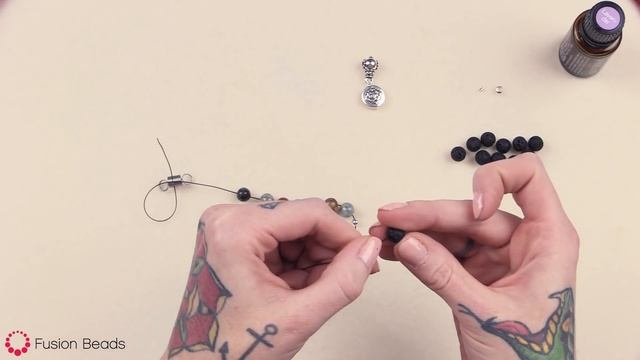 Learn how to make the Lava Diffuser Bracelet | Fusion Beads смотреть онлайн