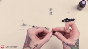 Learn how to make the Lava Diffuser Bracelet | Fusion Beads