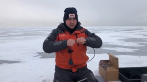 Ловля судака с комплектом Garmin Panoptix Ice fishing kit