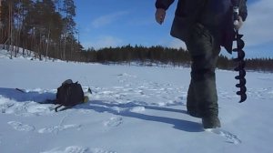 китайский шуруповёрт-русский шнек- обкатка-рыбалка