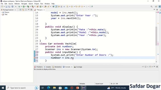Multilevel inheritance | Multileve inheritance in Java | Object Oriented Programming in Java