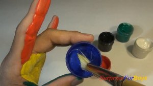 Учим цвета на английском. English for Kids. Learn Colors Hand Painting part2