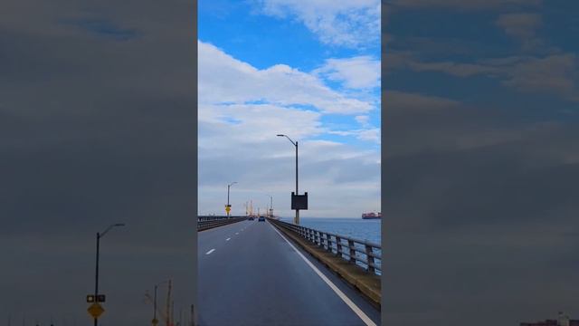 Crossing Chesapeake Bay Bridge in a beautiful day 😍