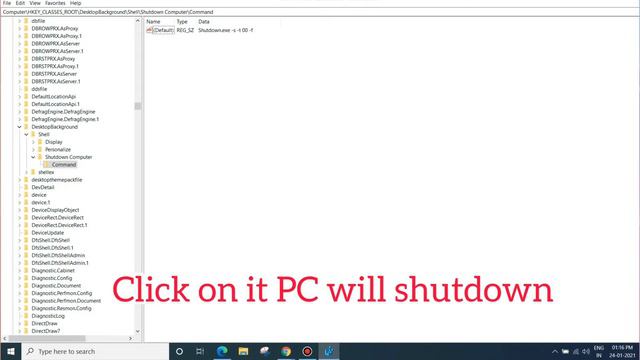 Right-Click to Shutdown PC 2021 ! How To Add Shutdown Option on Right Click Menu in Windows 10 смотреть онлайн