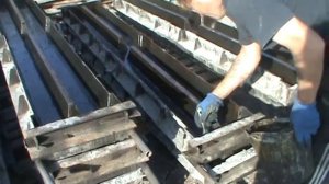 Формы для бетонного щелевого пола (Подготовка формы)