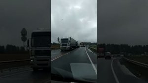 Пробка на трассе А240 из-за ремонта моста в Брянской области