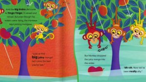 Why monkeys swing in the trees by Tinga Tinga Tales - read aloud by Flash - UK accent