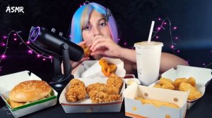 ASMR Фастфуд? ВКУСНО И ТОЧКА? Eating￼ fast food?￼ Печенька и Тик Так