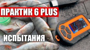 ЭХОЛОТ ПРАКТИК 6 PLUS В БОЮ│ ПОЛЕВЫЕ ИСПЫТАНИЯ НОВИНКИ 2020│Окунь в шоке.