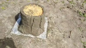Огромное кашпо из цемента! Как сделать большой вазон для сада своими руками