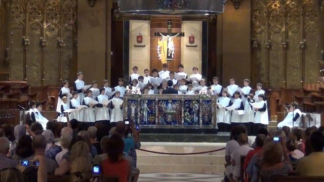 Хор мальчиков в Монастыре на горе Монсерат смотреть онлайн