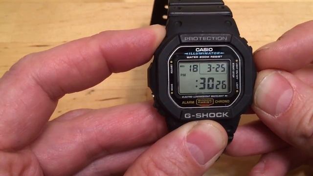 How to set the time on a G-Shock Watch смотреть онлайн