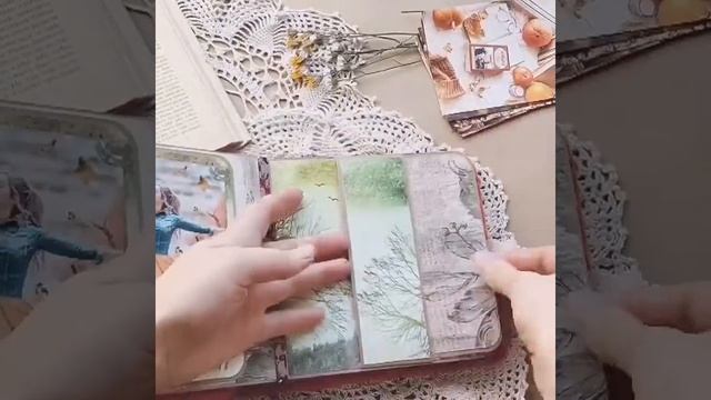 Осенний миниальбом. Скрапальбом. смотреть онлайн