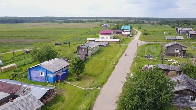 Деревни севера.Деревенька Зулэб в Республике Коми