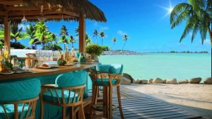 Summer Beach Bossa Nova - Bossa Nova Music, Smooth Jazz BGM, Ocean Wave Sound for Study & Relaxatio