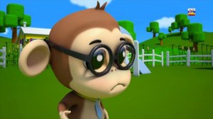 Пять маленьких обезьян | песни для детей | Five Little Monkeys