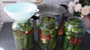 Маринованные огурцы на зиму! Самые вкусные огурцы на зиму!