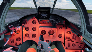 Бой на шведском реактивном штурмовике Saab A32A Rod Adam в VR шлеме в War Thunder.