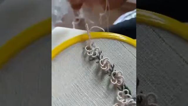 Объёмная вышивка?