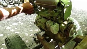 Карбюратор К 126Г на Двигателе УД-2-М1; მინიტრაქტორი