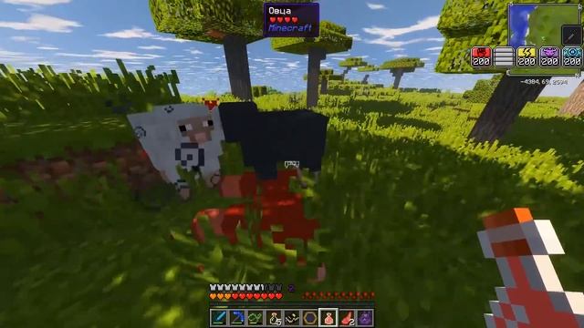 #9 Как стать летучей мышкой в майнкрафте | 1.12.2 на сервере с модами смотреть онлайн