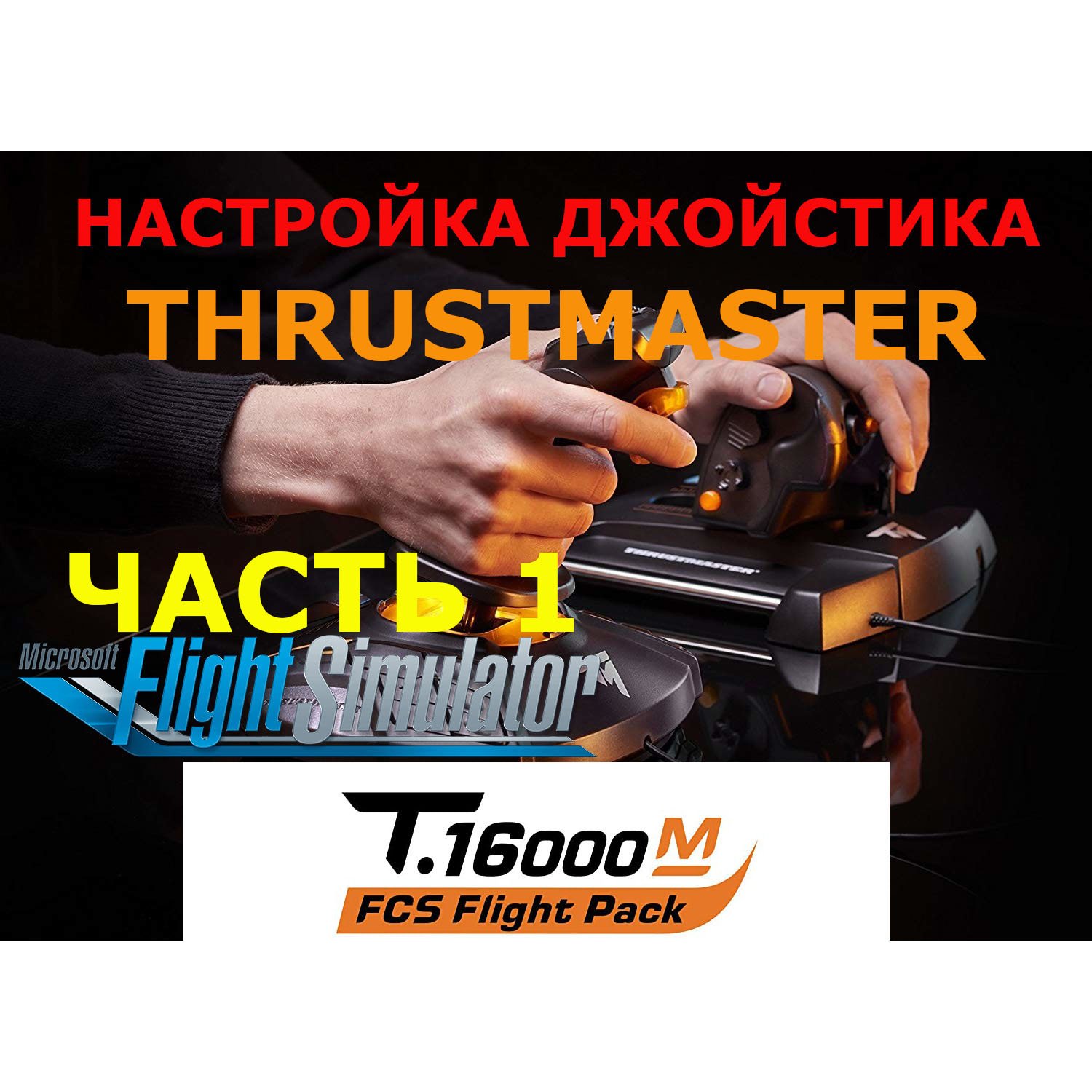 Настройка джойстика THRUSTMASTER  T 16000M  в MSFS! Часть 1-я