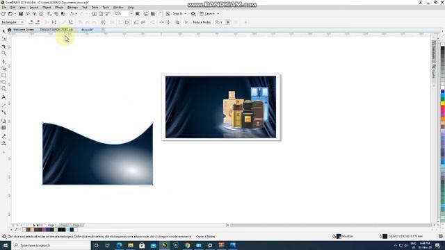 Perfume Banner Design | Perfume Advertisment Banner Design | Creative Banner Design In Coreldraw |
