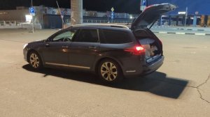 Открытие/закрытие крышки багажника Citroen C5X7 с кнопки в салоне.