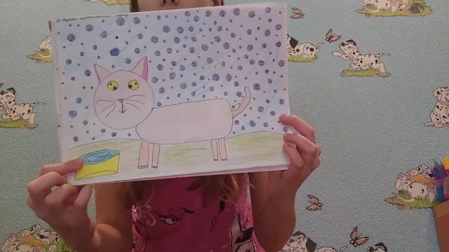 Дарина показывает свои рисунки. Очень красиво. смотреть онлайн