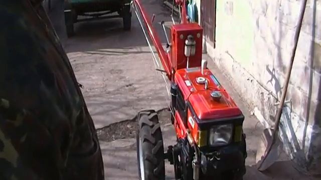 Завожу мотоблок после зимы