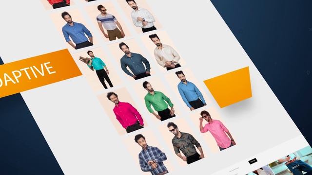 E-COMMERCE FASHION WEBSITE DESIGN WITH WEB CONTAIN