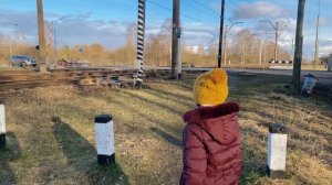 Старые рельсы и железная дорога! #железнодорожный переезд 2