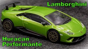 Lamborghini Huracan Performante Модель машины Масштаб 1:43 bburago Мини-копия автомобиля