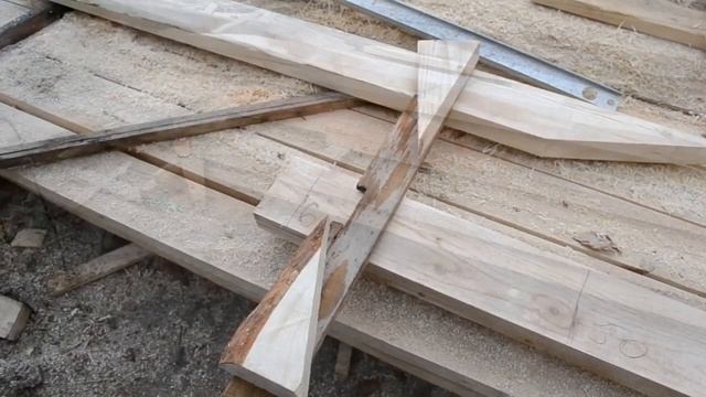 Мансарда,Крыша. Сращиваю стропила, метод клином смотреть онлайн