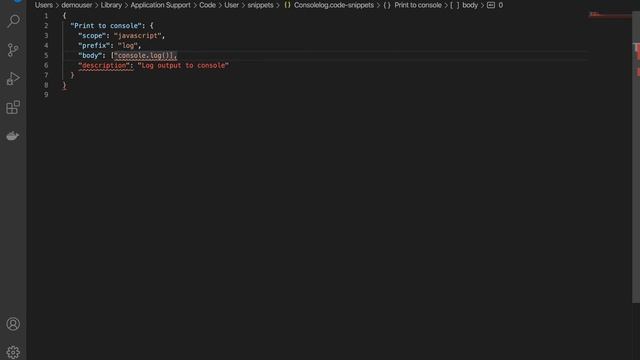 28. Code Snippets in Visual Studio Code| Custom Code Snippets | JavaScript tutorial for beginners.